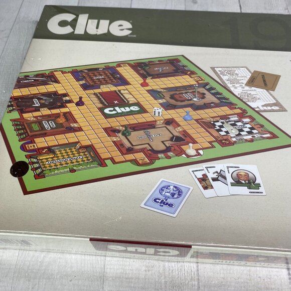 Hasbro RETRO SERIES 1986 CLUE Classic Detective Board Game 2014 NEW SEALED - Picture 8 of 15